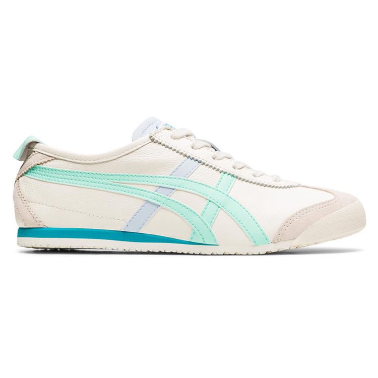 Onitsuka Tiger Mexico 66 Retro Sports Non-Slip Wear-Resistant Low-Top Casual Shoes Women sneaker White Blue 1182A078-107