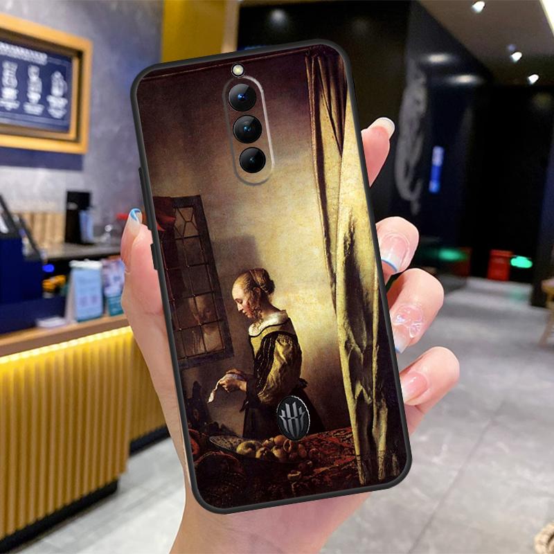 Johannes Vermeer Case For Nubia Red Magic 6S 7S Pro 6 7 8 9 10 Pro 5G 6R RedMagic 8S 9S 8 9 10 Pro Plus Cover