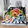Happy Animal Adventure Blanket Soft & Cozy Suitable for Bed Picnics Office Chair for All Seasons Modern Style Best Holiday Gift for Friends Family
