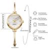 Open Design Quartz Watch Square-shaped Dial Ladies Watch New Pearl Watch  for Women