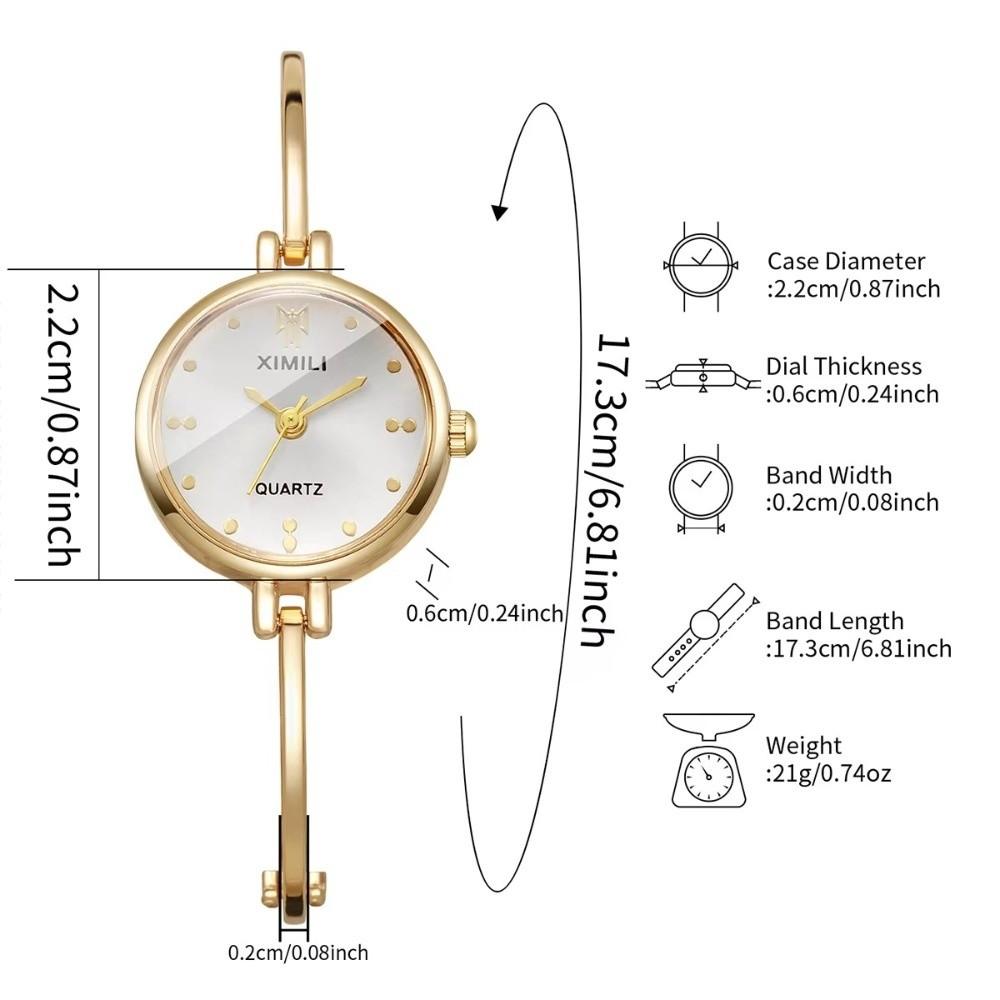 Open Design Quartz Watch Square-shaped Dial Ladies Watch New Pearl Watch  for Women