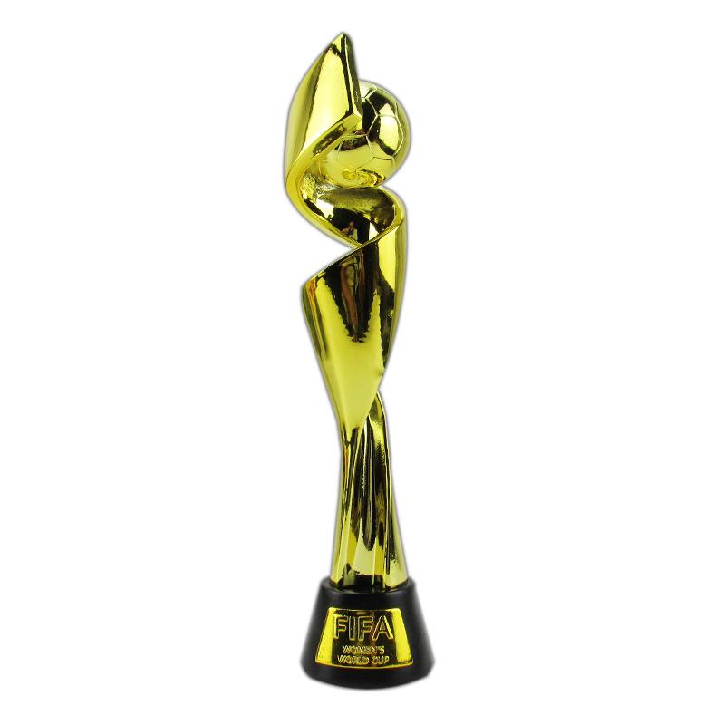 World Cup Women s Football Resin Trophy - Electroplated Award for Sports Ceremony
