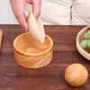 New! Wooden Wood Dumpling Skin Maker Pastry Tool Round Shape Dumpling Wrapper Skin Making Mold DIY Reusable Dough Pressing Tool