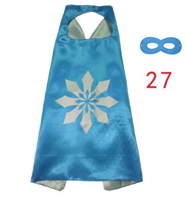 Kindertag Doppellagiger Halloween-Umhang: Captain America/Superman Cosplay Umhang, Einfarbig