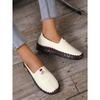 Mode Komfort Sneaker Klassische Damenschuhe Solide Leder Slipper Neue Frühling Freizeitliche Mama Schuhe Weiche Damenschuhe Zapatos Mujer