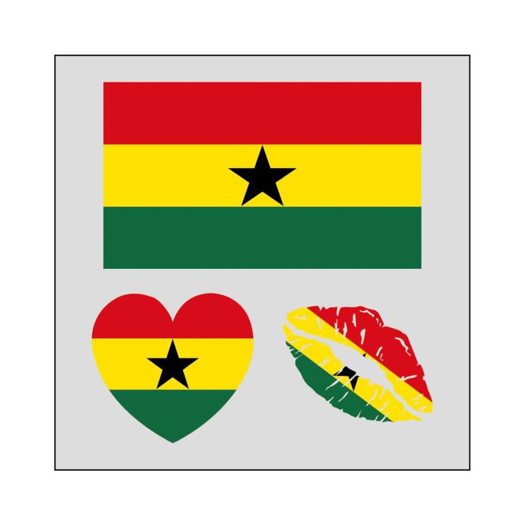 Flag Football Fan Tattoos/Face Stickers, Event Cheering Props, Suitable For Adults And Children.