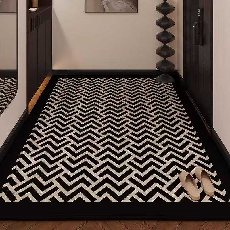 Premium Non-Slip Dirt-Resistant Cuttable Entrance Doormat with Cloth Backing - Easy to Clean Entryway Carpet