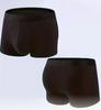 DOKiDOKi Men's Boxer Briefs, 5-Piece Set (XL Size), Black, Simple, Solid Color