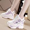 Chunky Sneakers Women 2024Spring Autumn Fashion Mesh Casual Shoes Breathable Height Increased VulcanizedShoe Zapatillas De Mujer