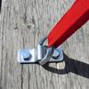4 Sets Cargo Tie Down Straps Surface Mount D-Ring Fixing Clips Fixing Rings Trailer Suitable for Van Truck Horse Box Boat Rope Car Fastener Clips