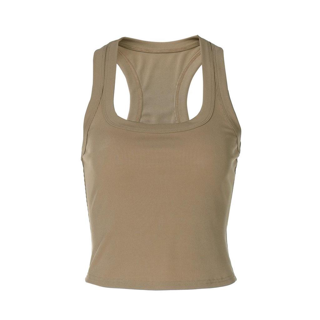 2025 Sommer Damen figurbetontes Racerback U-Ausschnitt Tanktop