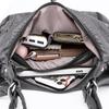 2025 New Large Capacity Middle Aged Women's Bag Multi Layer Lightweight Mother Bag Pu Leather Crossbody Bag Multifunction Shoulder Bag