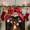 Christmas Door Wreath Festive Hands-On Activity Winter Christmas Wreath Crafting Set For Window Mantel Indoor Restaurant Wall