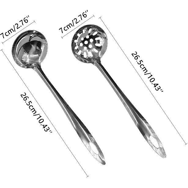 Hot Pot Strainer, Stainless Steel Spider Strainer Skimmer Spoon for Shabu Shabu & Soup Skimming & Chinese Huoguo