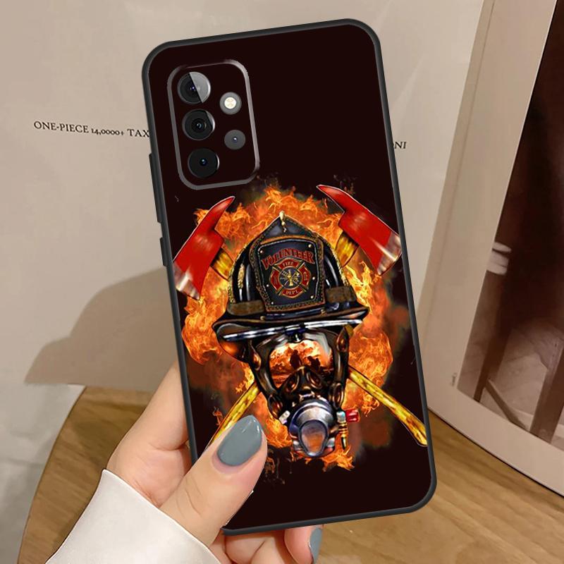 Firefighter Heroes Fireman Funda For Samsung Galaxy A15 A25 A35 A55 A52 A32 A12 A14 A34 A54 A51 A71 A53 A13 A33 Case