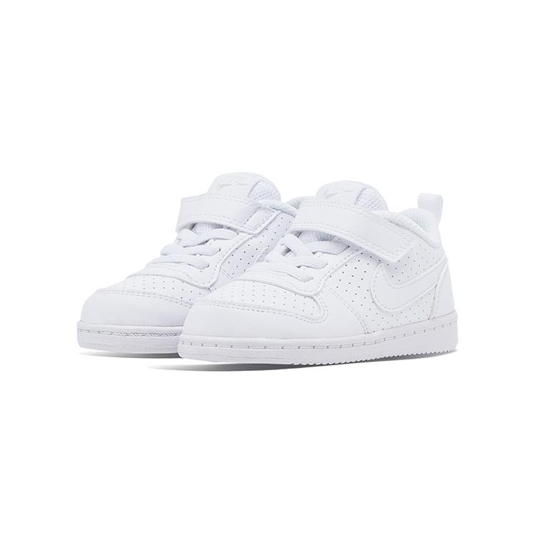 (TD) Nike Court Borough Low White Baby AV3172-100
