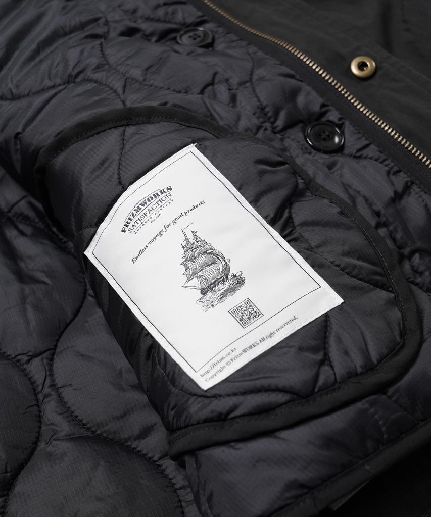 Frizmworks Oscar Fishtail Jacket 003 _ Black