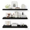 Wall Mounted Floating Shelf for Living Room, Bedroom, Bathroom, or Kitchen Storage