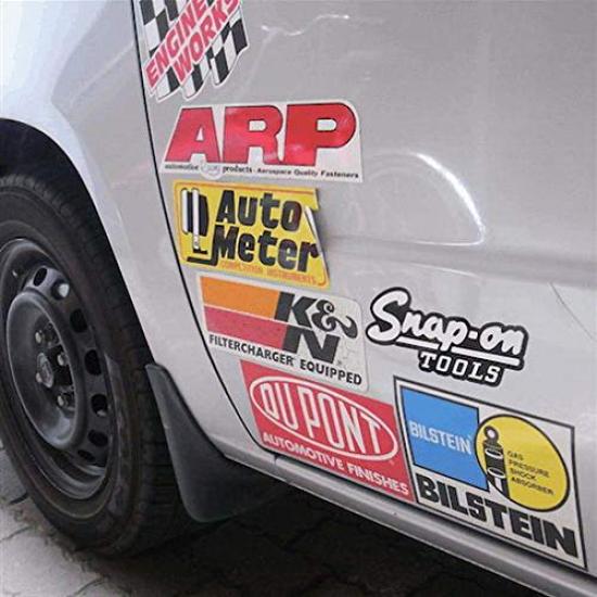 Snap On 1950 Vintage X Decal, Silver, 6.7cm 14.5cm, 0003149-0012