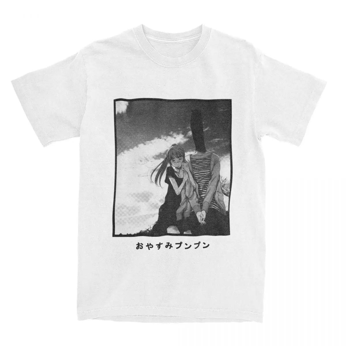 

Мужская Женская Футболка с Графическим Принтом Goodnight Punpun Aiko Tanaka Аксессуары Повседневная Футболка Манга Футболка Одежда XXXXXL белый