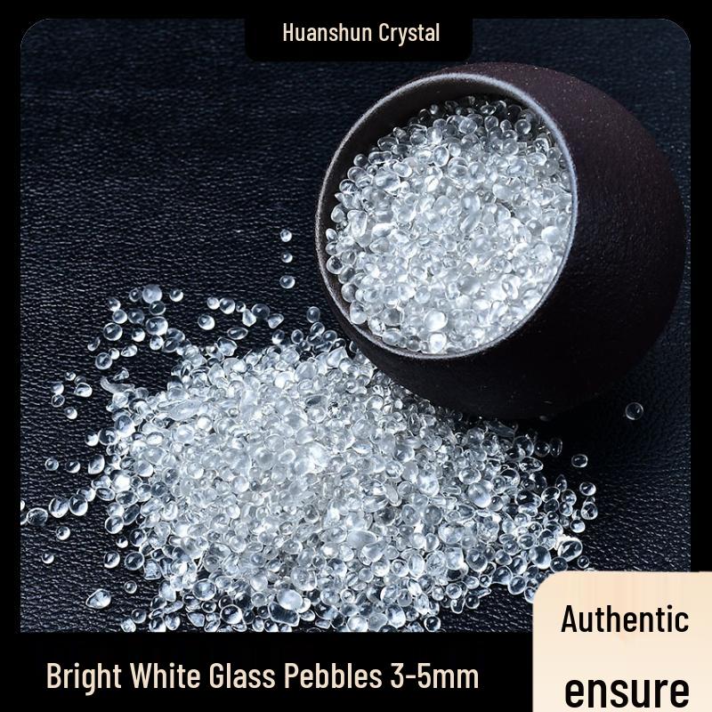 Seven-Color Glazed Crushed Stone Glass for Fish Tanks, Landscaping, Crystal Ornaments, DIY Mandala, and Gemstone Jewelry