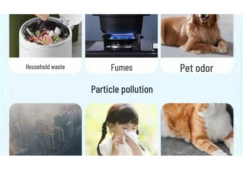 Indoor Air Purifier for Formaldehyde, Odor, and Smoke with Advanced Exhaust Filter