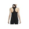 Nike Dri-FIT Racerback Sweat-Wicking Comfortable Tank Top Women Tops Black DX0707-010