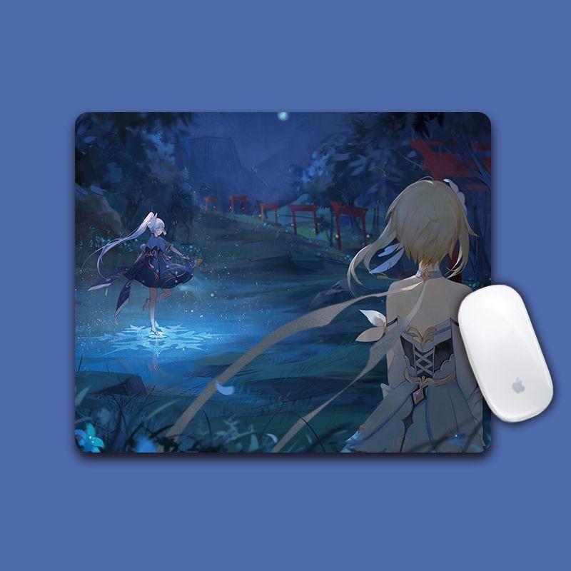Mouse Pad Small Lock Ins Good-looking Custom Cute Two-Dimensional Animation E-Sports Games Notebook Wristband