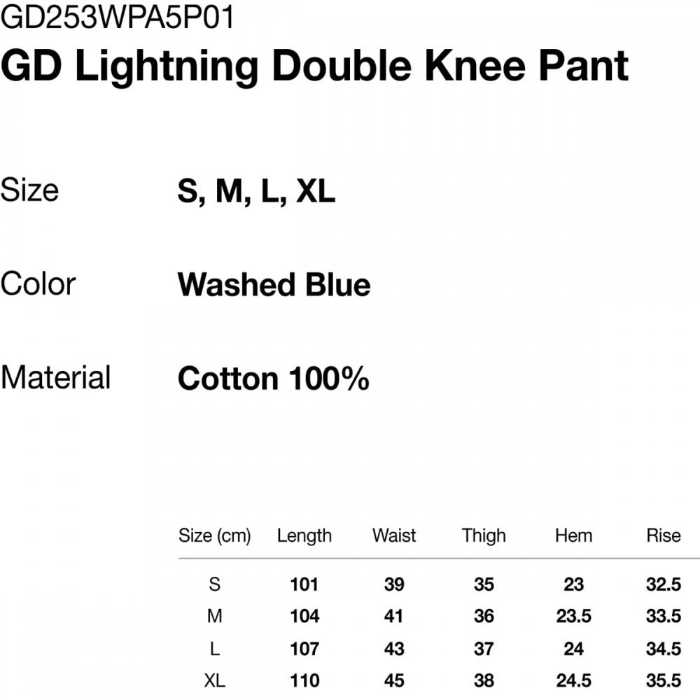 Thisisneverthat Gd Lightning Double Knee Pant Gd253wpa5p01
