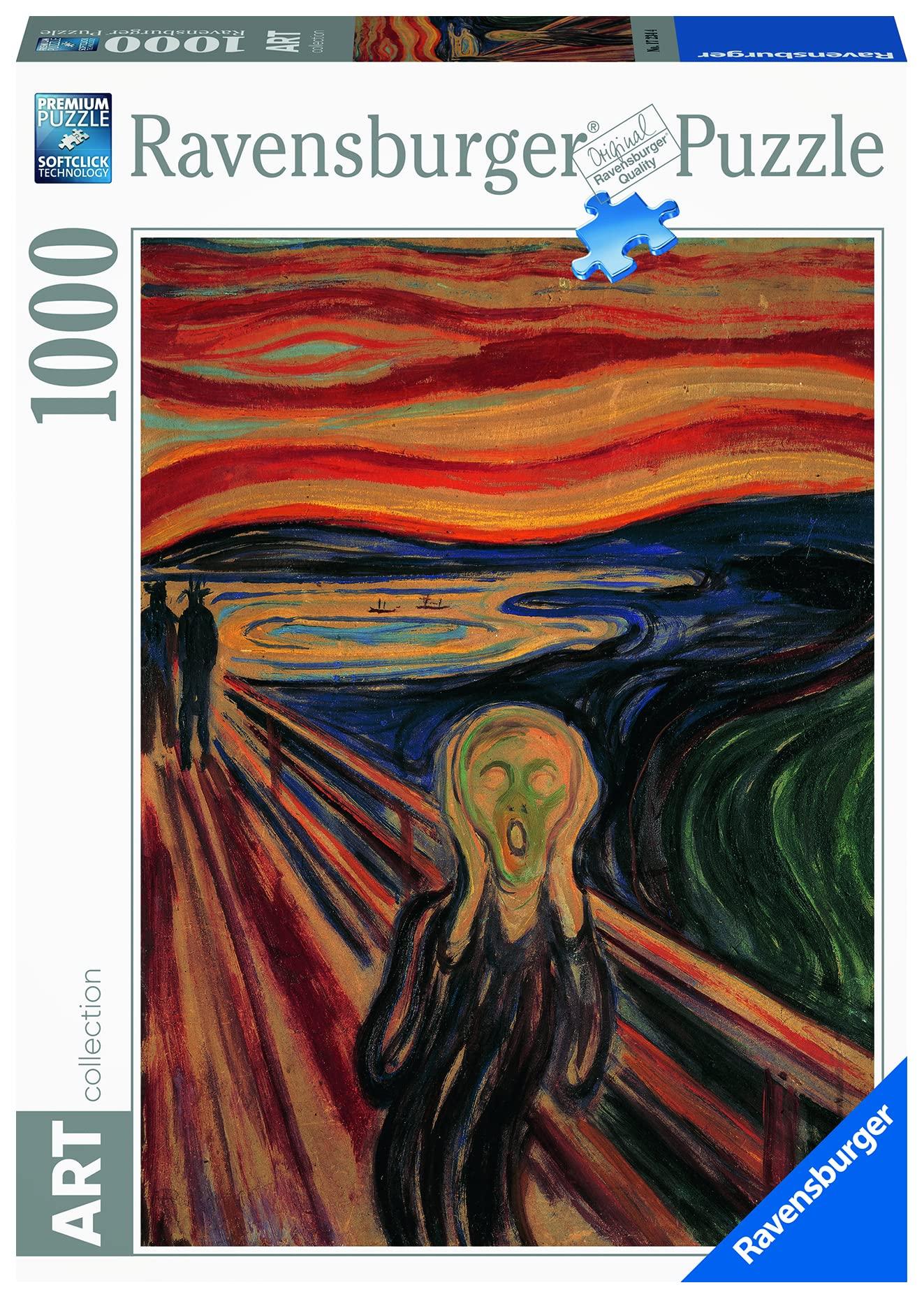 

Пазл из 1000 деталей Munch Art Collection Ravensburger 17234 4 Цветной Крик