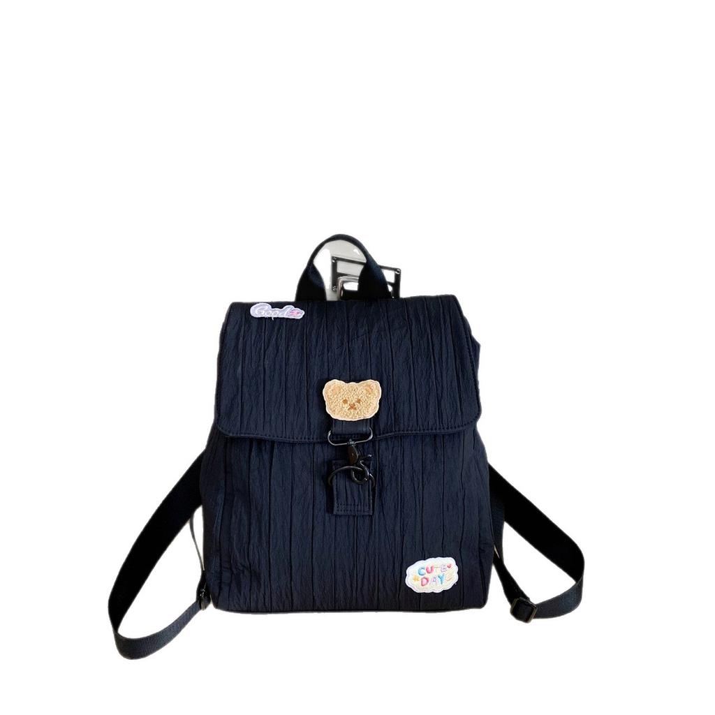 Version of Casual Backpack Cute Girl Niche Design Casual Bag Travel Large Capacity Students