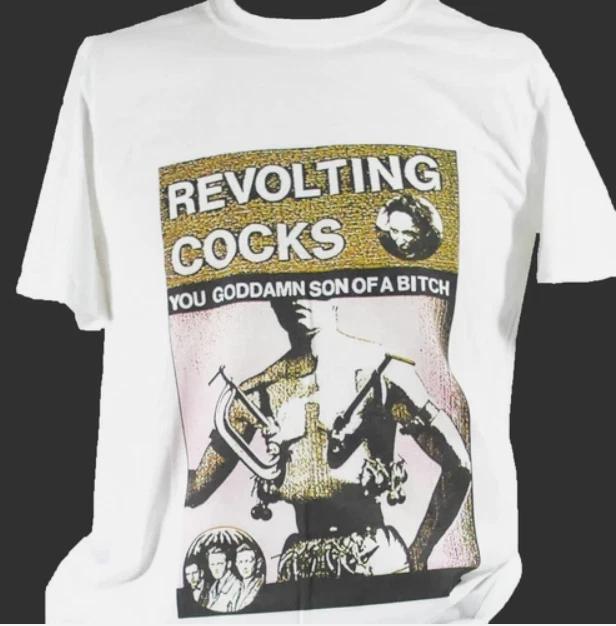 

Revolting Cocks Music For Lovers White T-Shirt Cotton Full Size 4XL