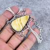 Calcite Agate Gemstone Handmade 925 Sterling Silver Bracelet 7-8" M-2736