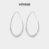 Elegant Teardrop Hoop Earrings for Women - Unique Luxury Circle Studs & Clips