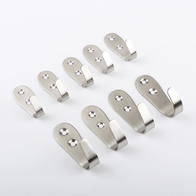 Jinrui Stainless Steel Black Bathroom Hook for Coats and Hats