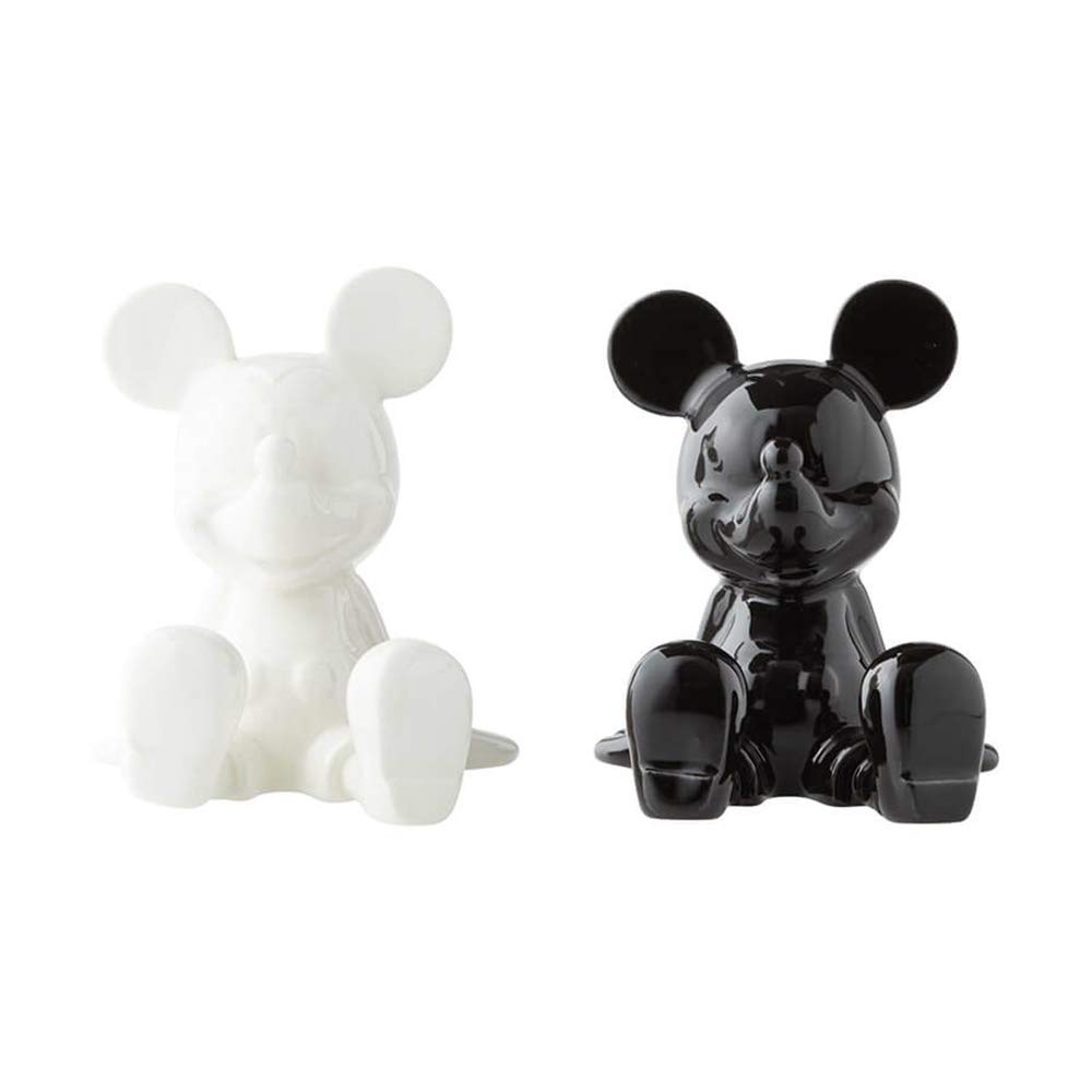 Enesco Salt Pepper Set Mickey Black White 6003748 & &
