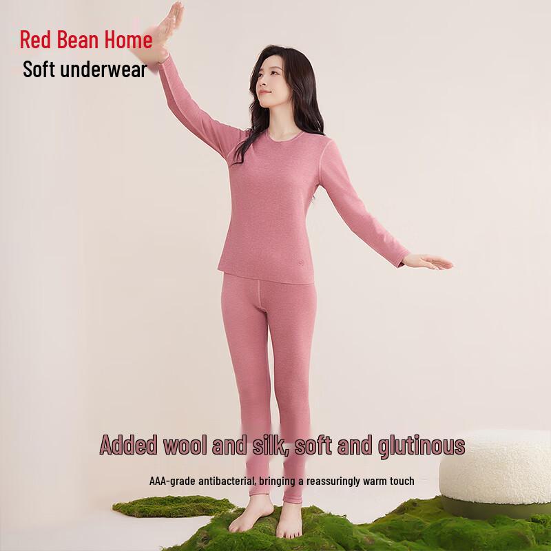 Женский термобельевой комплект Hongdou из смеси шелка и кашемира M (165/90)