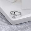 Design Sense Zircon Aircraft Ring Light Luxury Niche Simple Fun Adjustable Bead Set Diamond Index Finger Ring