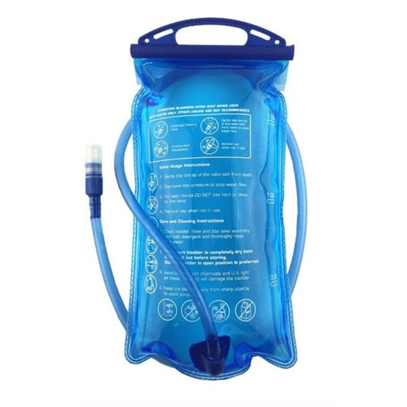 Hydration Bladder 2 Liter Leak Proof Water Reservoir for Hiking Biking Climbing Cycling Running Large Opening Non Toxic Easy Clean TPU Free Hydration Pack Replacement