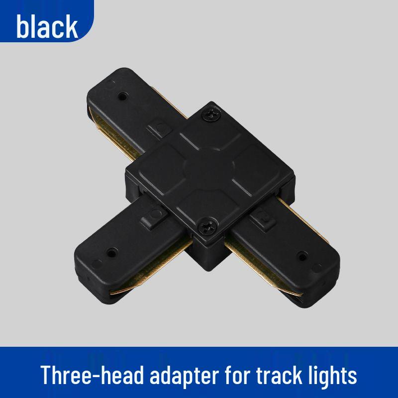 LED Spotlight Track Light Set with 1m & 0.5m Thickened Track and Connector Adapter