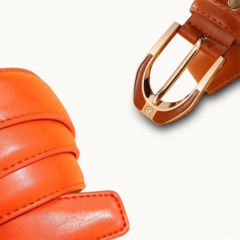 Fashion Ladies Belt Soft Women Belt Retro Style Leather Belt  Girls