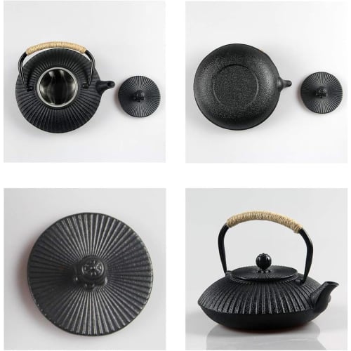 Iron Teapot, Nanbu Ironware, Induction Cooktop Compatible, Iron Teapot with Strainer, Stylish Iron Supplement, Teapot, Traditional Craft, Gift for Hom