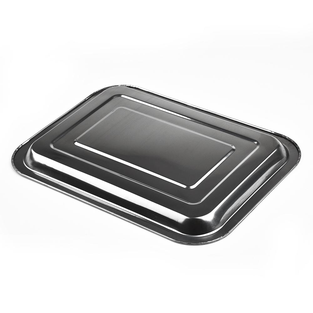 Stainless Steel Rectangle Baking Sheet Pan Tray Toaster Oven Cookware Bakeware