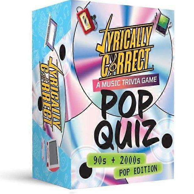 Pop Quiz Music Trivia Game - 90s & 2000s Edition, Lyrics & Pop Hits Quiz for Music Lovers