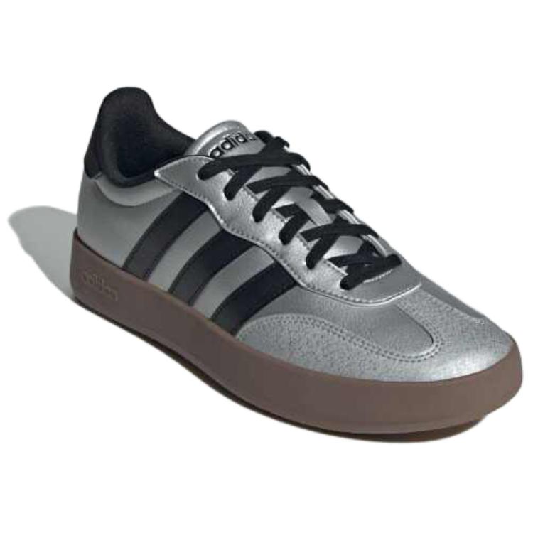 Adidas Barreda Silber Metallic Schwarz Gummi Unisex Sneaker Core-Black JQ6662