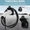 JIANWEI EV Charger Holder Wall Mount Compatible for SAE J1772, Electric Car Charging Plug Cable Hanger Cord Organizer, Electric Vehicle Charger
