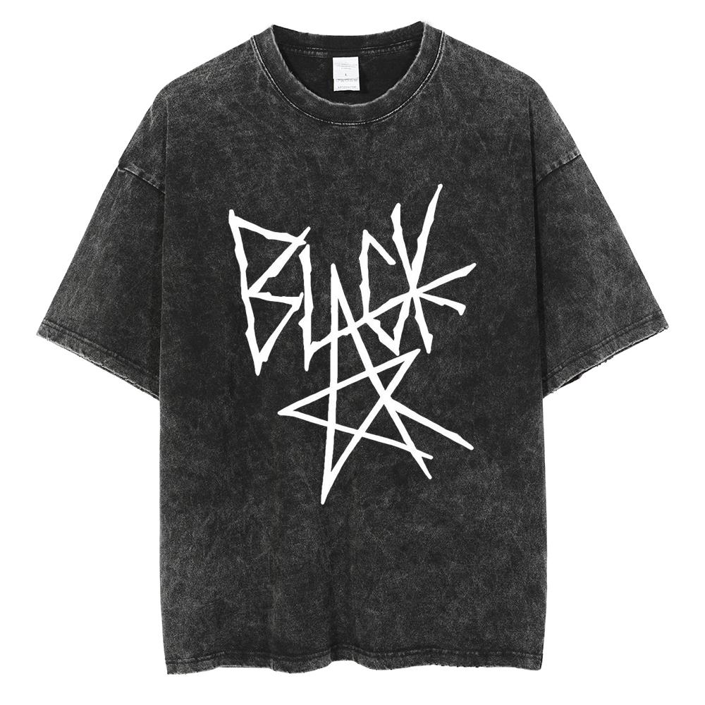 

Japanese Manga Soul Eater T Shirt Hip Hop Yk Tshirt Vintage Washed Streetwear Men Women Clothes Oversized Pure Cotton Tee Shirt S