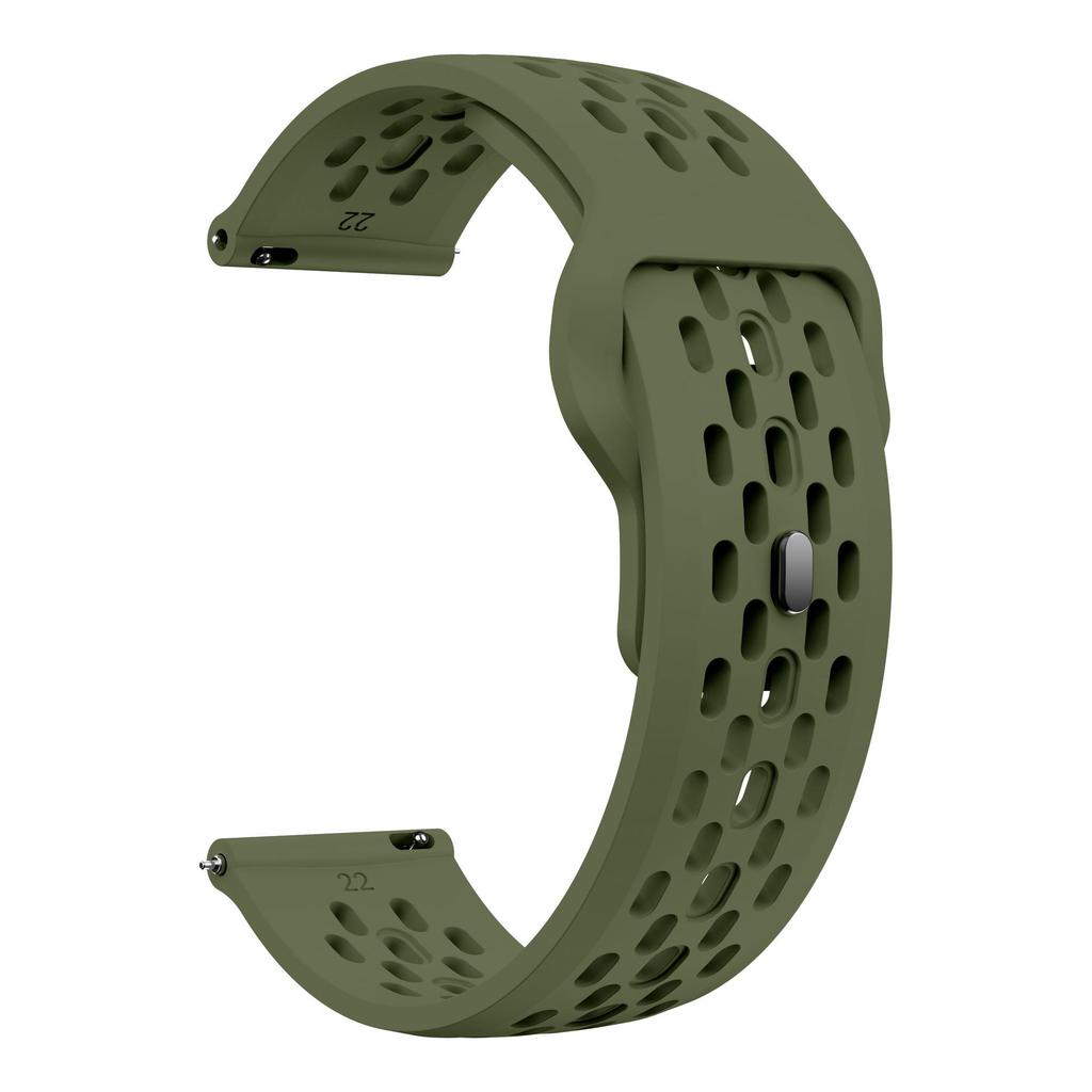 Breathable Mesh Silicone Watch Strap for Samsung 6/5/4, Huawei GT4 (18/20/22mm)