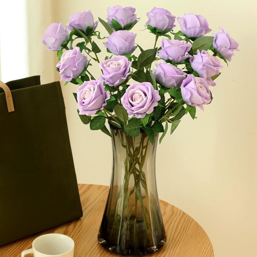 Artificial Flowers Fake Rose Bouquet Vases Home Room Decoration Accessories Wedding Plants Bridal Clearance Floristics Diy Gift