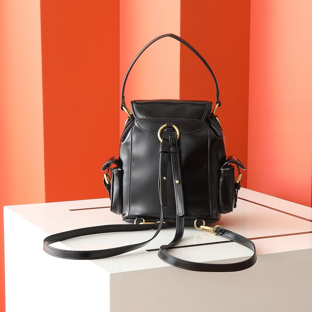 Nový Miao miu 2025 plátěný batoh velkokapacitní prémiový pocit všestranný přenosný ramenní cestovní dojížděcí batoh